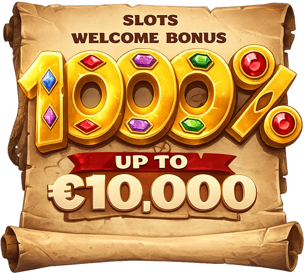 Välkomstbonus på slots: 1000% upp till 100 000 kr